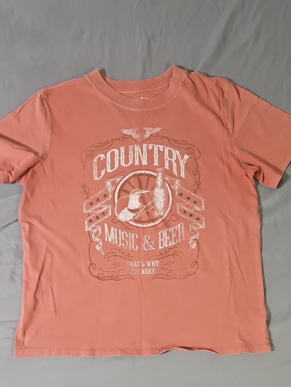 Idyllwind Coral Country Music & Beer Graphic Tee